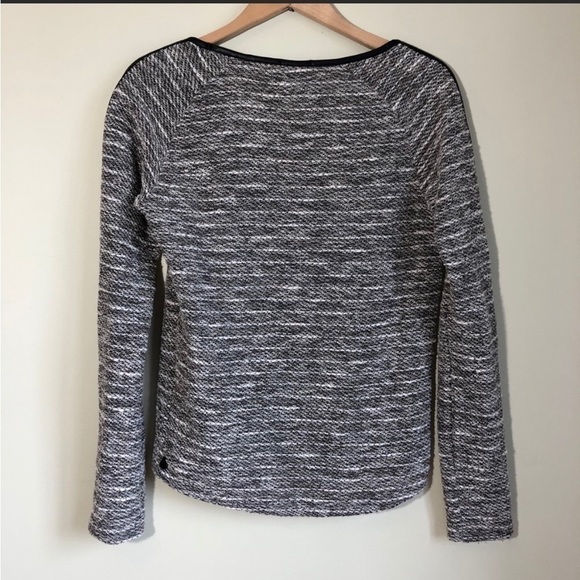 𝅺SCOTCH & Soda Leather Metallic Knit Crewneck Sweater Size 1 = US 4 (Small) - Picture 7 of 10